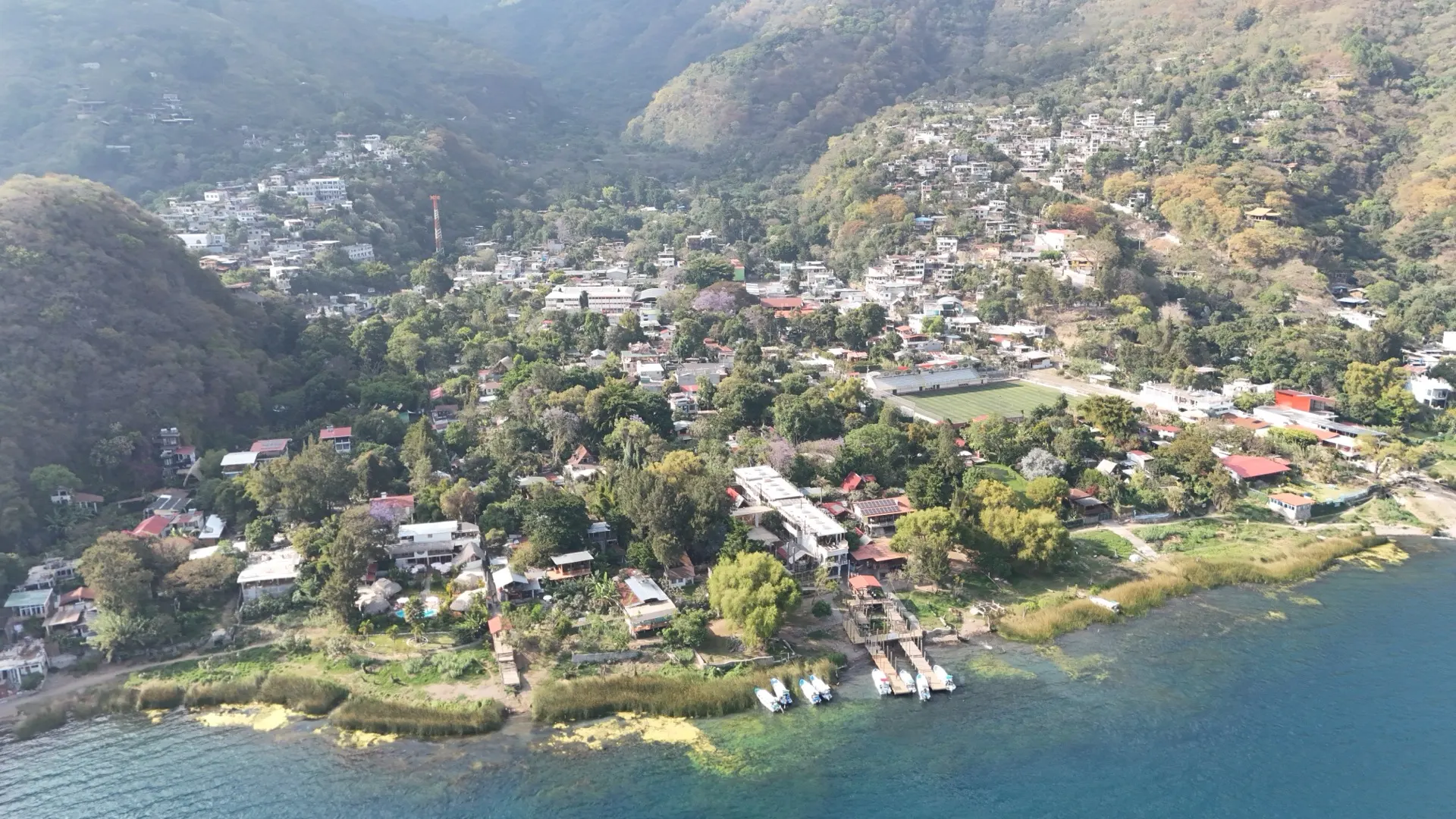 San Marcos La Laguna village on Lake Atitlán