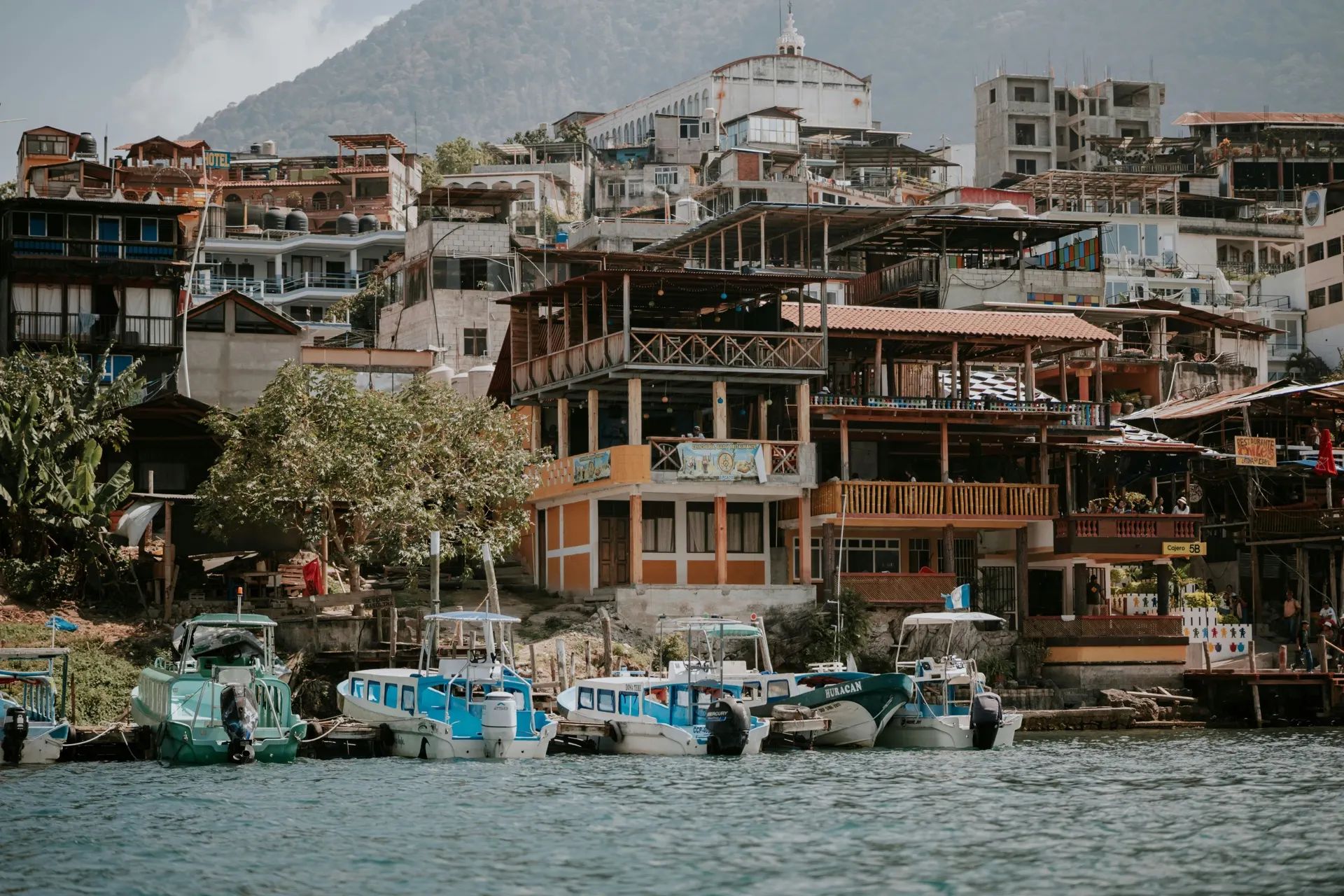 San Pedro La Laguna village on Lake Atitlán